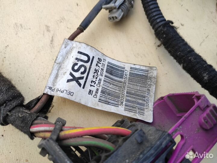 Проводка вентиляторов Z18XER АКПП Opel Astra H