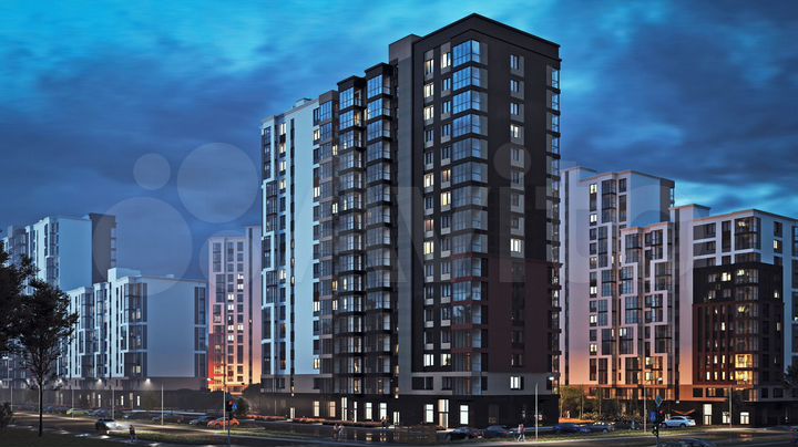 2-к. квартира, 50,3 м², 11/16 эт.