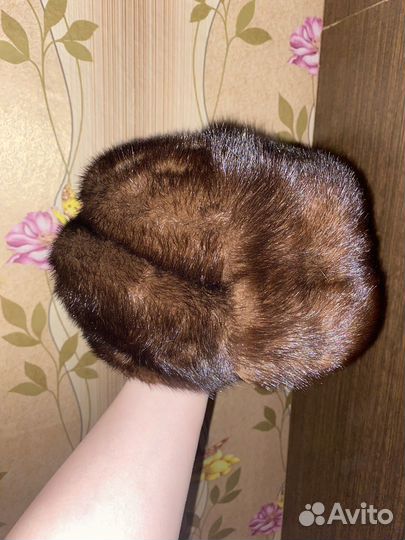 Шапка норковая женская
