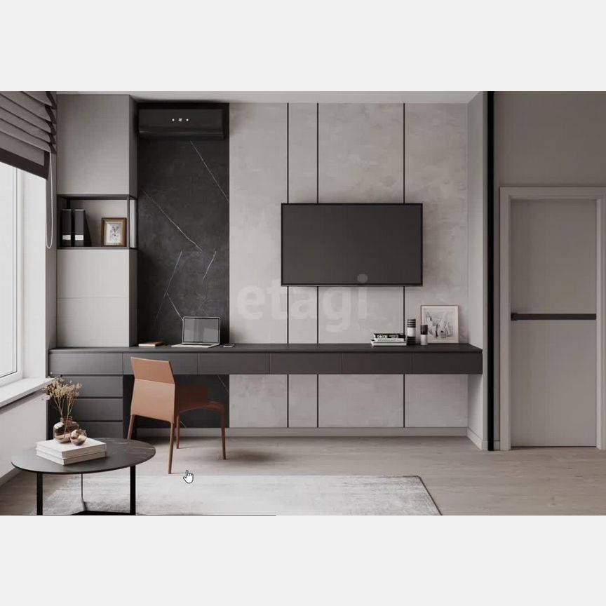 1-к. квартира, 44,8 м², 3/28 эт.