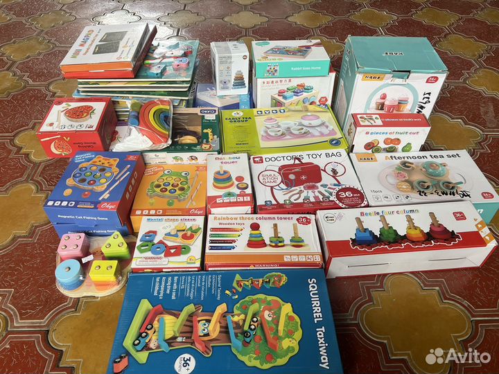 Развивающие деревянные игрушки