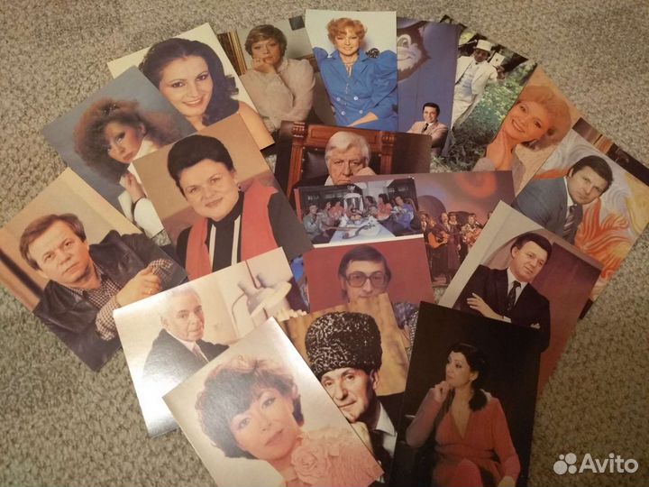 Набор открыток ссср. Советская эстрада