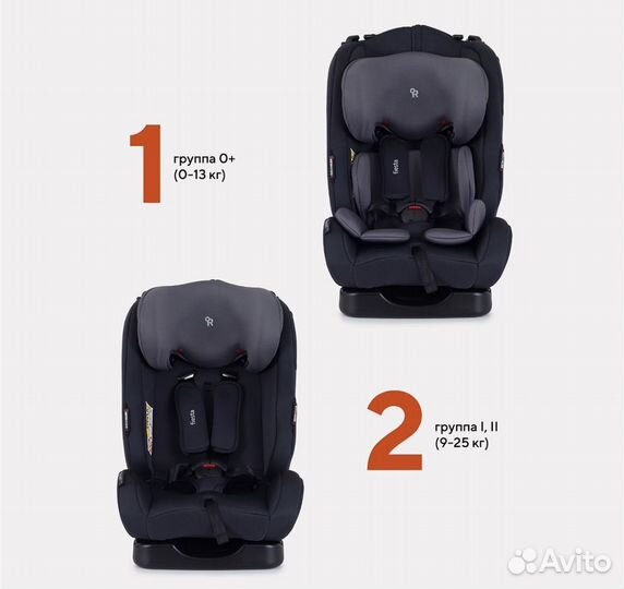 Детское автокресло Rant 0-25kg 3 положения
