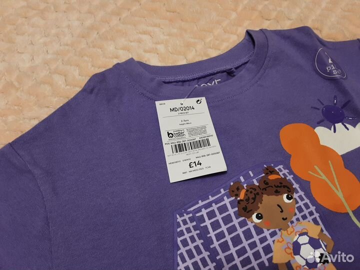 Футболка и леггинсы next 2-3 года новые