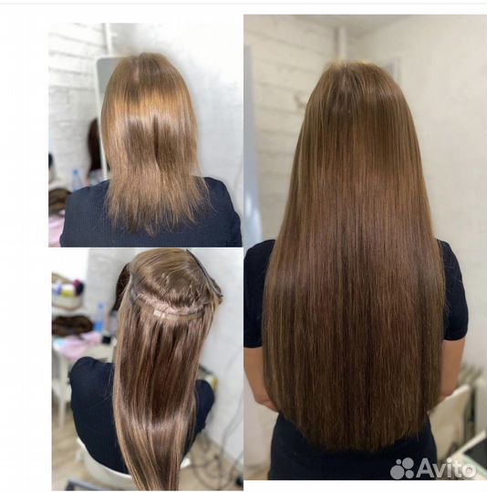 Ленточное (холодное) наращивание волос