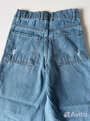 Летние джинсы для девочки,с разрезами на коленках объявление продам