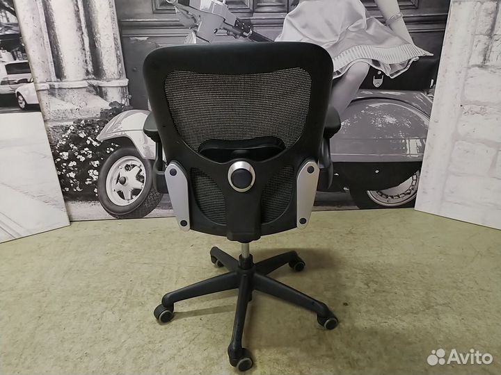 Кресло компьютерное, ткань/сетка б/у 12-313
