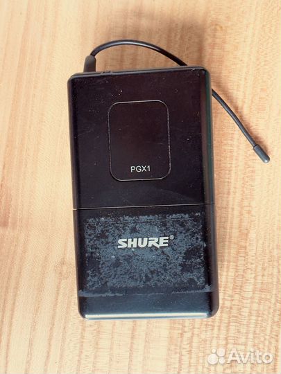 Портативный передатчик для радиосистем shure PGX1