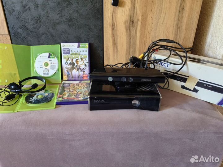 Xbox 360 250gb+Kinect