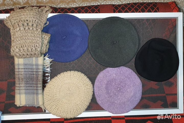 Шапка кепка женская замша и береты