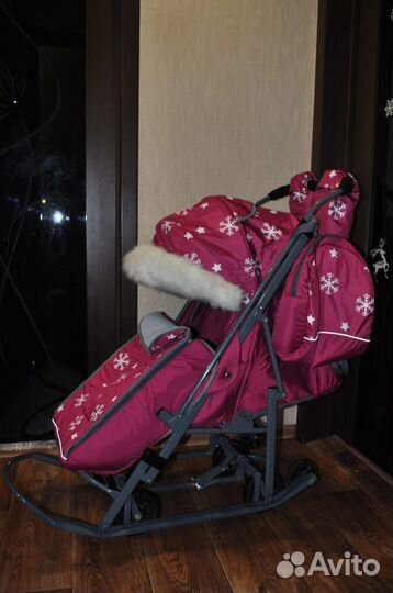 Коляска санки Picate в отличном состоянии