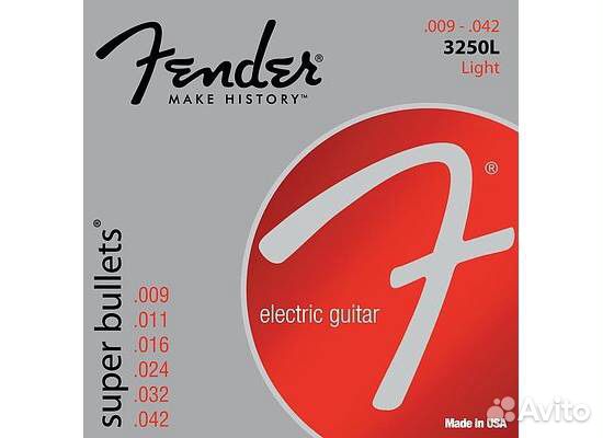Fender Strings NEW Super Bullet струны для гитары