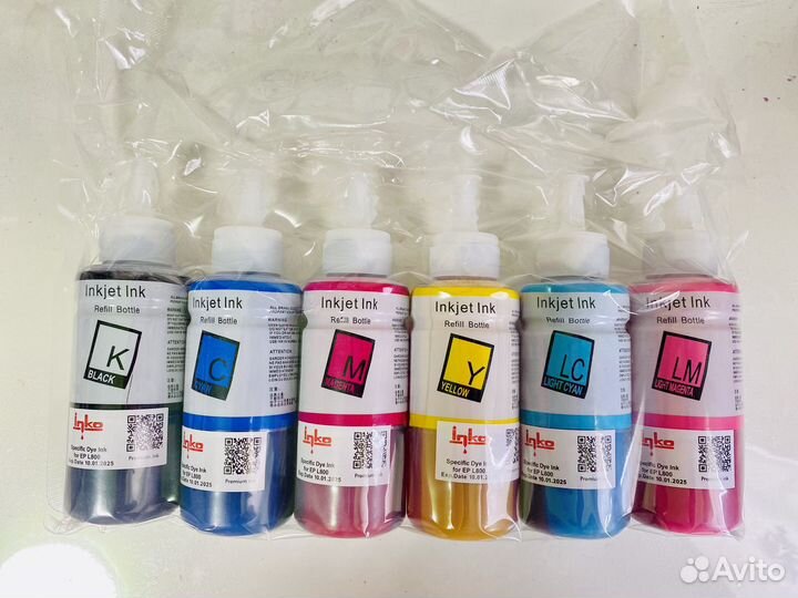 Оригинальные чернила для epson l805