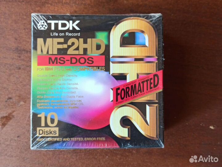 Болванка/ Дискета TDK MF-2HD