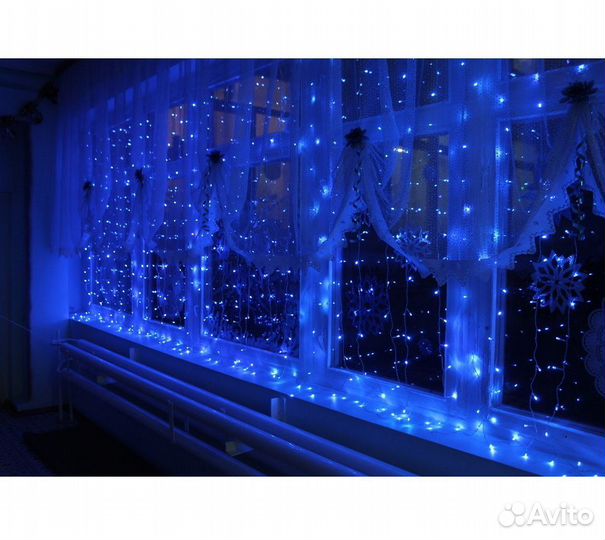 Новая гирлянда штора занавес освещение герлянда