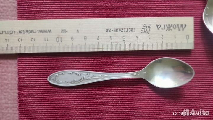 Ложечки кофейные мельхиор