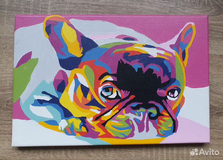 Картина акрилом на холсте