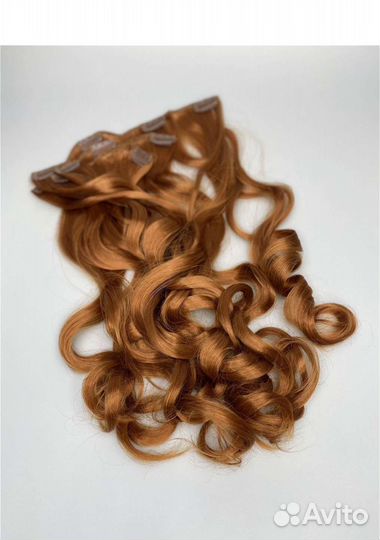 Волосы на заколках