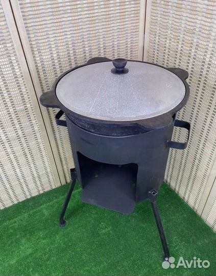 Казан 16 литров с печкой