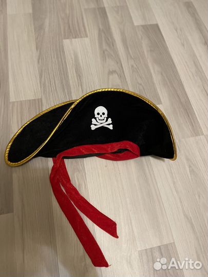 Шляпа пирата карнавальная детская