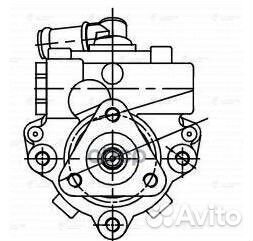 Насос гур LADA 2170-72 Приора LPS0101 luzar