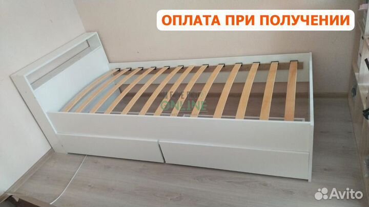 Кровать односпальная с ящиками