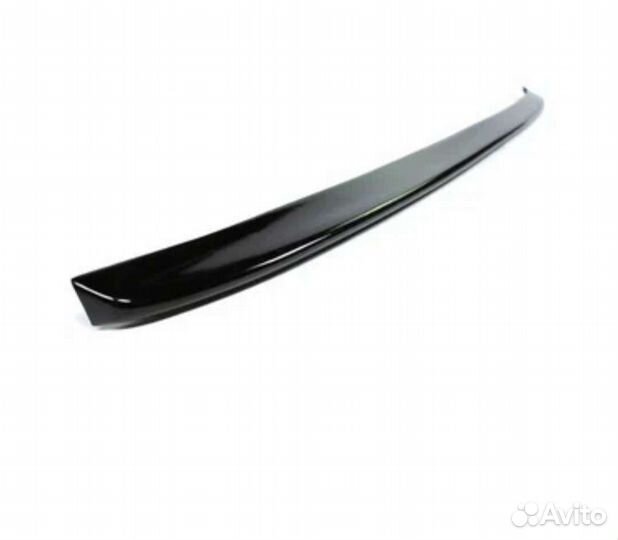 Лип спойлер приора хэтчбек черный лак