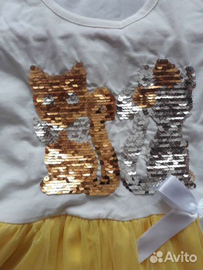 Платье для девочки 122-128