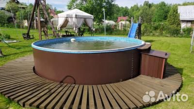 Тм819/40011 Круглый бассейн лагуна 4х1,25 14700л