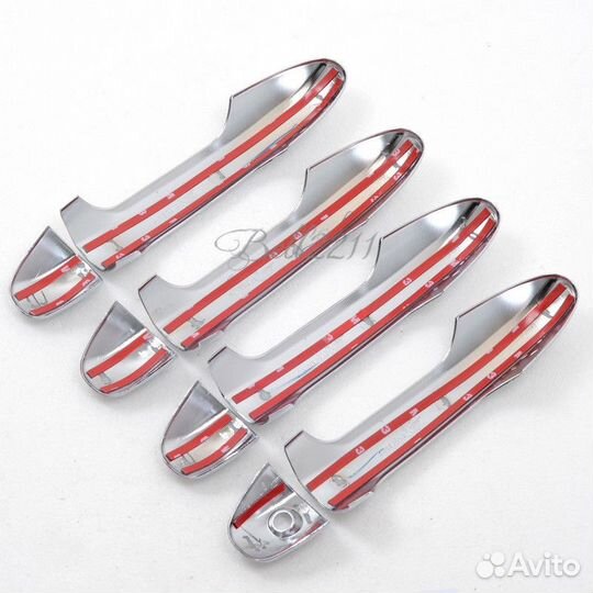 Накладки хромированные на дверные ручки Highlander