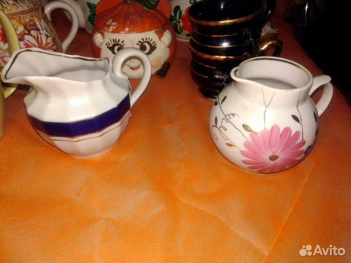 Чайники заварочные, молочники и сахарницы