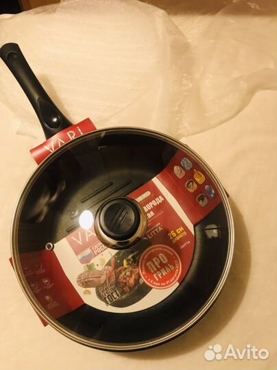 Сковорода гриль новая