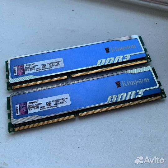 Память Kingston HyperX DDR3 2x2 Гб