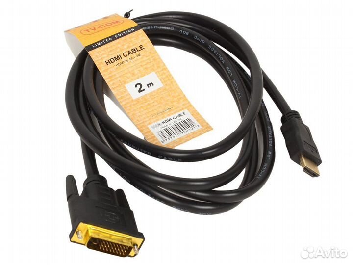 Кабель hdmi to DVI-D (19M -25M) 2м