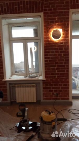 Реставрация кирпича, дизайн лофт отделка