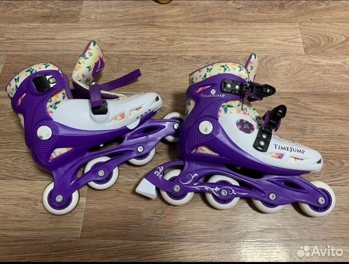 Роликовые коньки детские раздвижные
