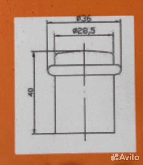 Дверной ограничитель Morelli DS3 AB