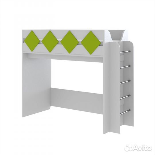 Детская кровать с лестницей-комодом