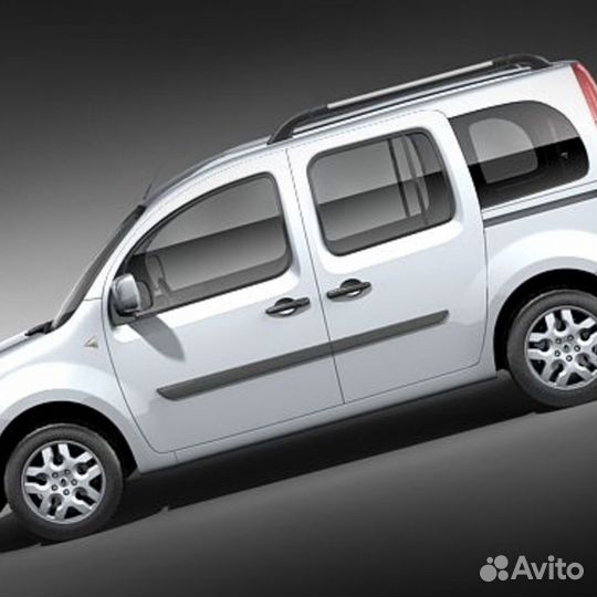 Стёкла боковые,задние рено канго