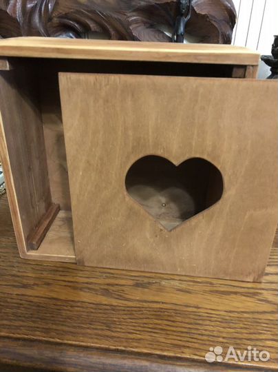 Шкатулка ретро, кормушка для птиц