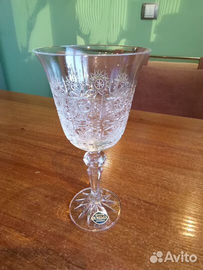 Набор хрустальных фужеров Чехия