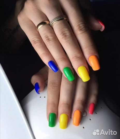Маникюр гель лак педикюр наращивание на дому