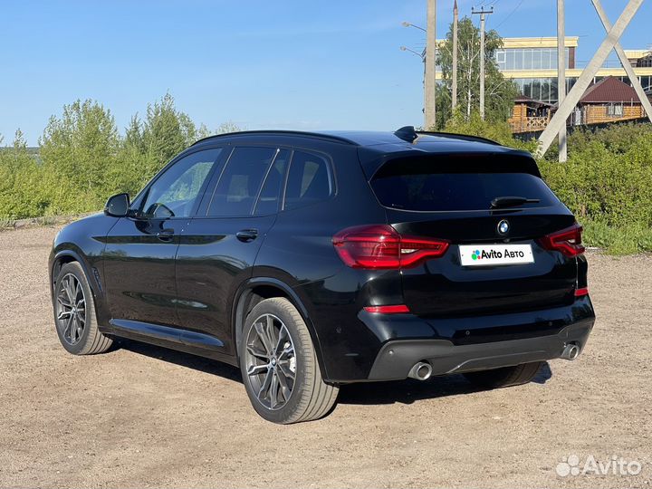 BMW X3 2.0 AT, 2019, 90 600 км