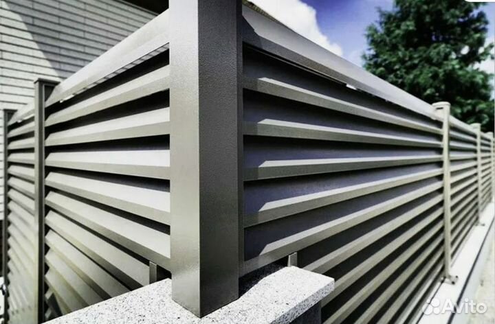 Забор жалюзи