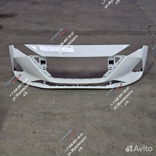 Передний бампер на hyundai solaris 2021