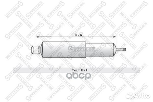 87-04847-SX амортизатор подвески задн.499-833