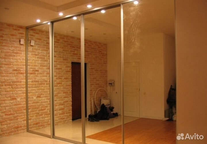 Двери купе в шкафы и гардеробные