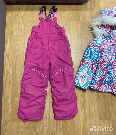 Зимний костюм для девочки 110