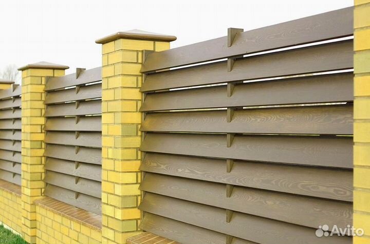 Заборы жалюзи под ключ