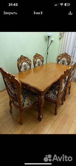 Стол + 8 стульев